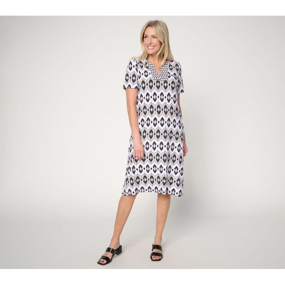 Susan Graver Women's Dress Sz L Make Your Selection: Multi-colored